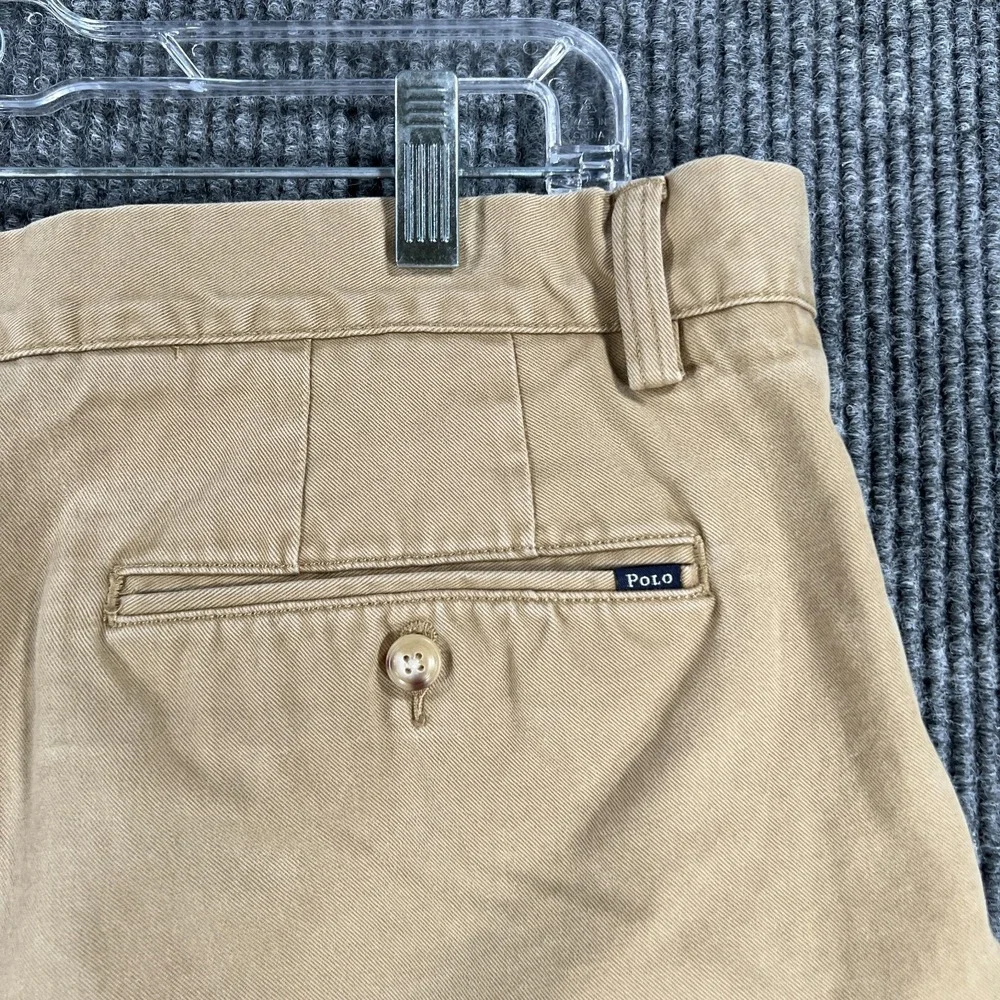 Polo Ralph Lauren Shorts Mens 35 Brown Chino Casual Outdoor Golf Comfort